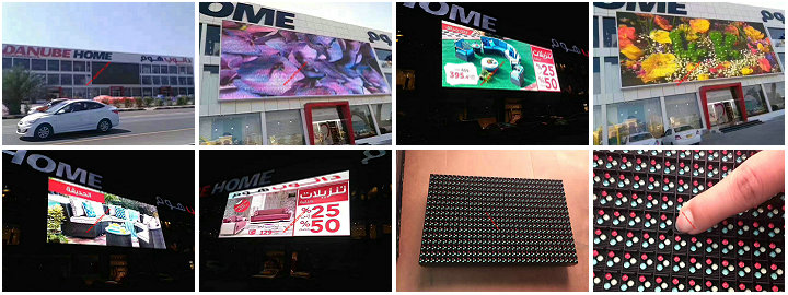 Oman Nation star P10 outdoor video LED wall