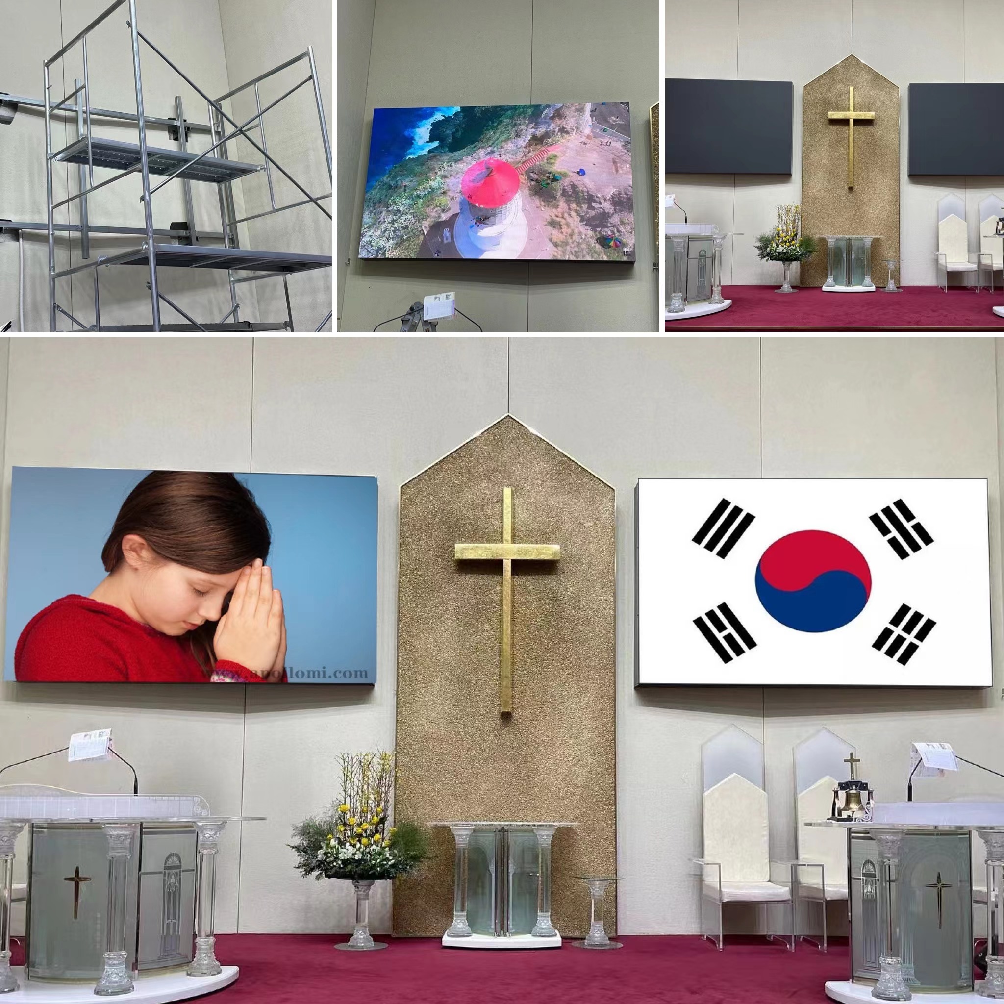 Korea Church HD LED Wall