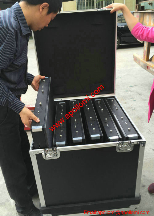 India 70sqm P6mm Indoor Aluminium Rental LED Panel Delivery